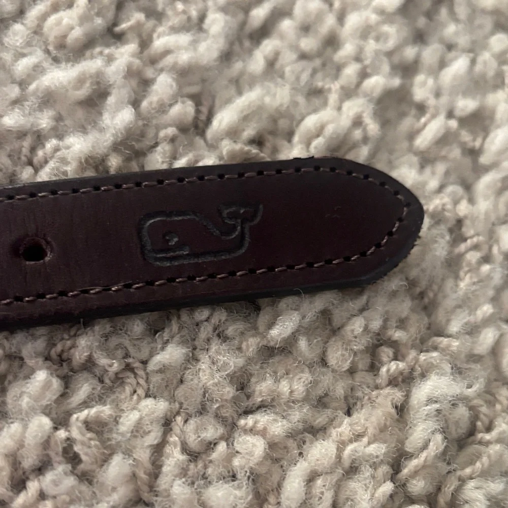 Vineyard Vines Navy Boys Football Belt 26